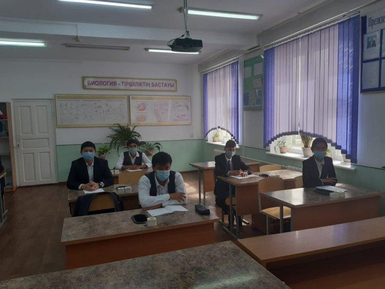 Білім алушыларды 2021-2022 оқу жылында ұлттық бірыңғай тестілеуге дайындық жұмысының жүргізілі барысы.