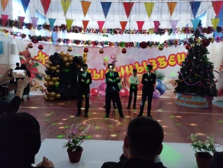 Қош келдің,  Жаңа жыл – жаңа белес, жаңа арман!» тақырыбында 8-11 сынып білім алушыларына жылдық шырша мерекесі