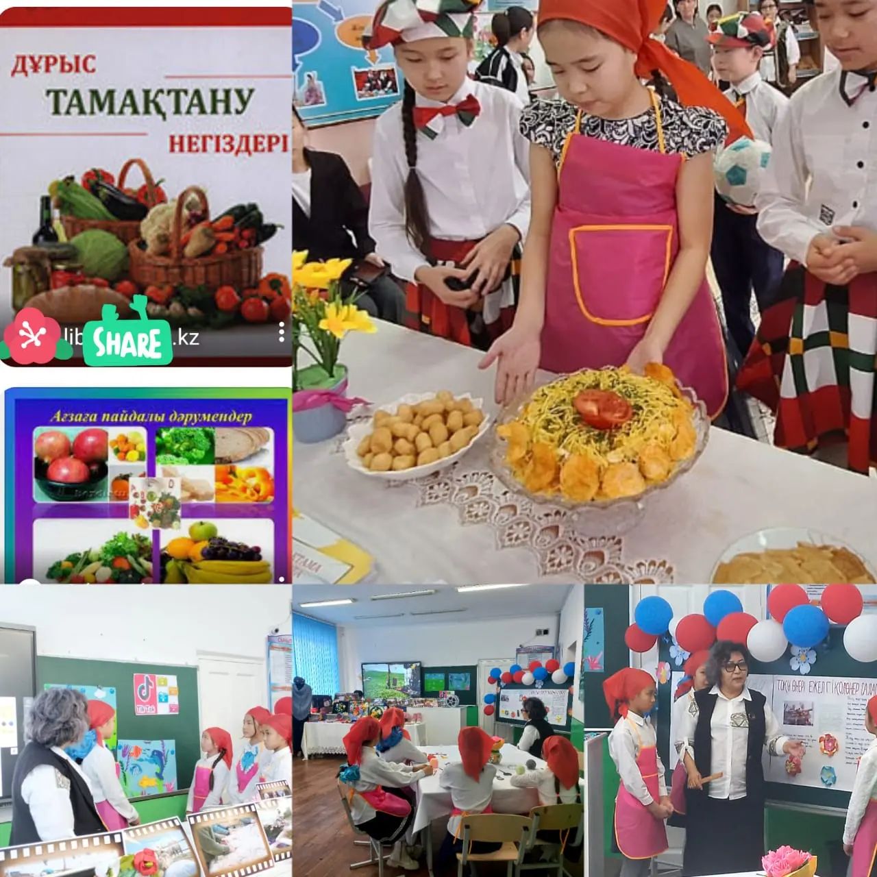 «Дұрыс тамақтану» тақырыбында ашық сабақ
