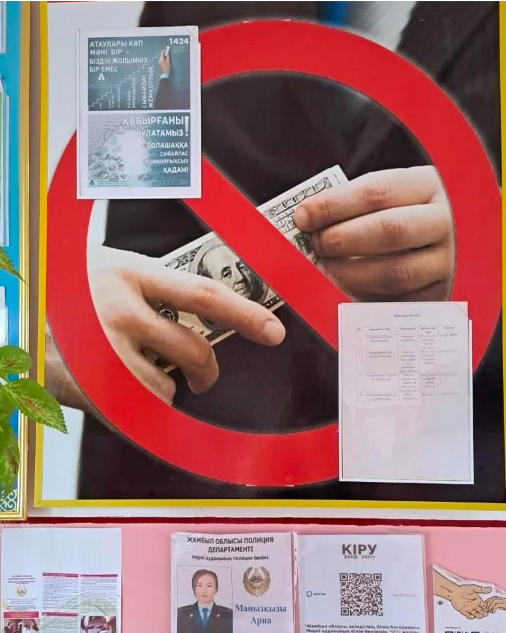 N22 жалпы орта білім беретін мектебінде 2025 жылында Сыбайлас жемқорлыққа қарсы көзқарасты қалыптастыру мақсатында “Адал ұрпақ”еріктілер клубының іс-шаралар жоспарына сай”Парасатты азамат”тақырыбында бұрыш жасақталды.